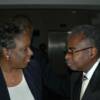 Known as a good listener, Deputy Speaker Larry Turner gives his full attention to a constituent.